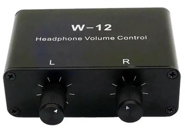 Alt view image 2 of 4 - Sound Controller Headphone Volume Control 3.5Mm + 6.35Mm Stereo Volume Controller Adjustment For Left And Right Channels
