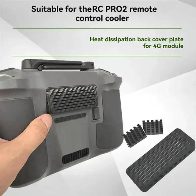 Alt view image 2 of 3 - For RC Pro 2 Remote Control 4G Module Heat Sink Installation Radiator Heat-Dissipating Rear Cover Plate For Mavic