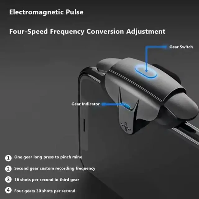 Alt view image 2 of 3 - AK05 Game Controller For Mobile Phone Fire Aim L1R1 Shooter Joystick Gaming Accessories