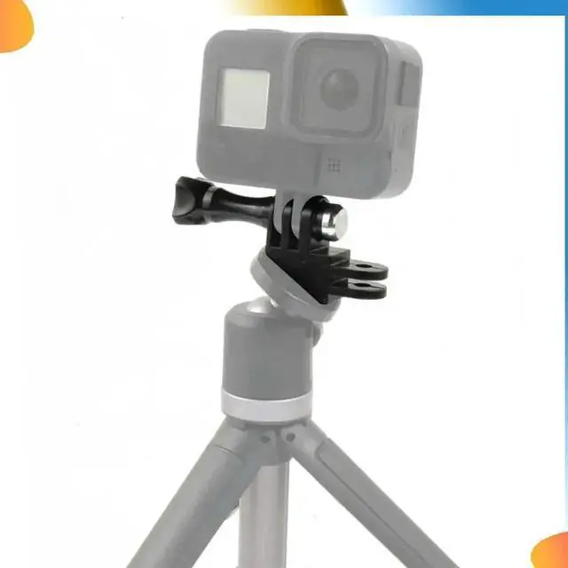 Alt view image 2 of 3 - 360 Degree Rotating Joint Connector Bracket With 90 Degree Elbow Tripod Mount Screw Adapter For Gopro 13 12 11 Action Camer