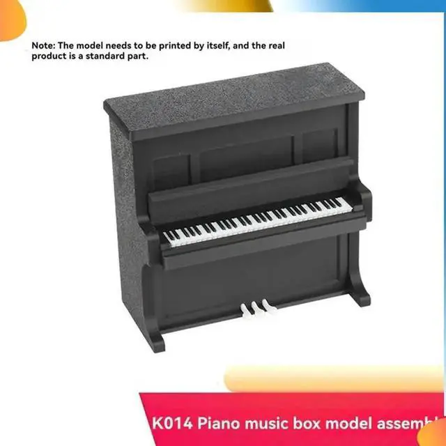 Piano Music Box Kit For Bottom Winding Kit For Maker World Creator Program 3D Printing Piano Music Box