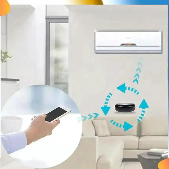 Alt view image 2 of 4 - Tuya IR Remote Control For Air Conditioner TV, Home Infrared Universal Remote Controller For Alexa, Home