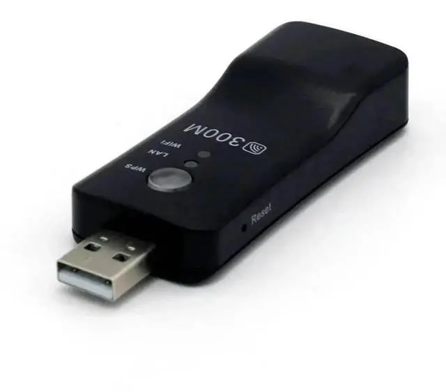 Alt view image 2 of 3 - USB Wireless Lan Adapter WiFi Dongle for Smart TV, Blu-ray Player Pix-Link WiFi Range Extender BDP - BX37 M300