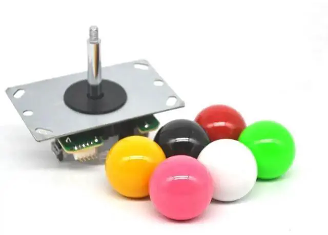 Alt view image 3 of 4 - Arcade Joystick Controller Joystick Joystick With Circuit Board 5P Pin Without Light Joystick Game Console Handle