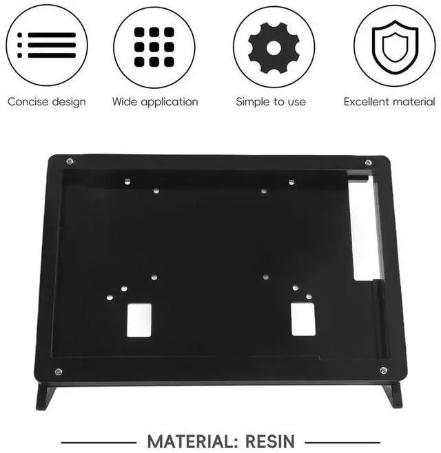 Alt view image 2 of 3 - 7 Inch Lcd Acrylic Bracket Case Contact Screen Case Holder Bracket For Raspberry Pi 3 Model B+ Rich