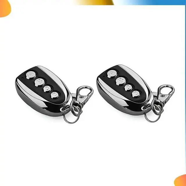 Alt view image 4 of 4 - 2Pcs 433.92Mhz Universal Remote Control For Garage Doors And Gates 4-Button Keychain Duplicator Garage Door Opener