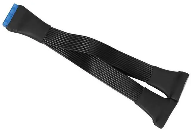 Main image of FOR Motherboard Mainboard USB3.0 19Pin 20Pin 19-Pin 20-Pin 1 To 2 Power Expansion Cable 12CM