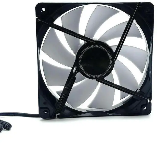 Main image of FOR Chassis Cooling Fan Water-cooled Fan Ultra-quiet Blue Light 12cm 12V Computer Case 3 Lines 3PIN Plastic 50000 Hrs