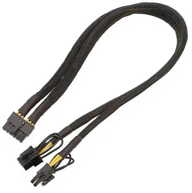 Main image of Aomoproing 12Pin to Dual 8Pin(6+2) PCI-E Modular Power Cable for 50cm PSU Graphics Card Line