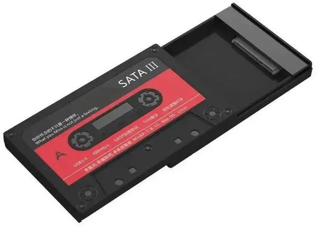 Main image of Aomoproing 2.5 Inch External Hard Drive Enclosure To USB Disk, 6Gbps Solid State Disk, Hard Disk for Notebook, USB 3.0 SATA HDD SSD Nostalg