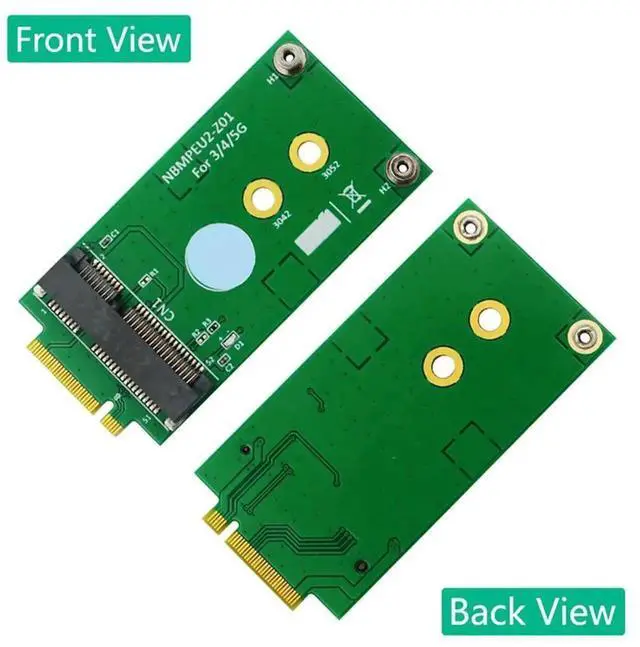 Main image of Aomoproing 2X NGFF M.2 B Key Interface To Mini PCI-E MPCIE Wireless Adapter Card For 5G 4G 3G LTE GSM Module NO NANO SIM Card