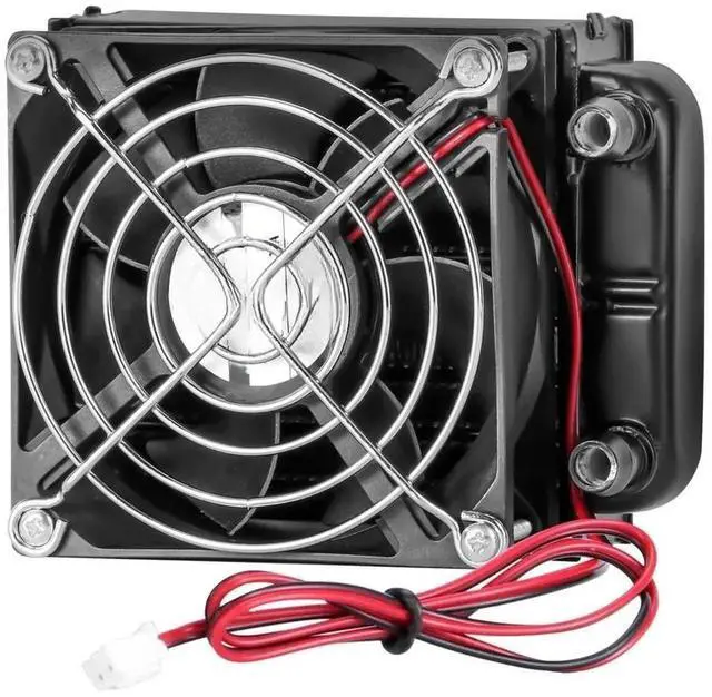 Main image of FOR 80mm DIY Water Cooling Radiator Aluminum Heat Exchanger with 80mm Fan, DC12V Black Efficient CPU & VGA Cooling