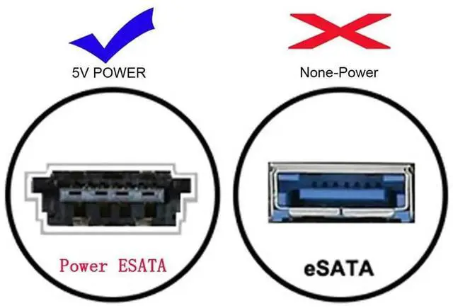 Main image of Aomoproing ESATA to USB C Cable USB Type C Male Host to ESATA ESATAp HDD Cable for Laptop PC Rich
