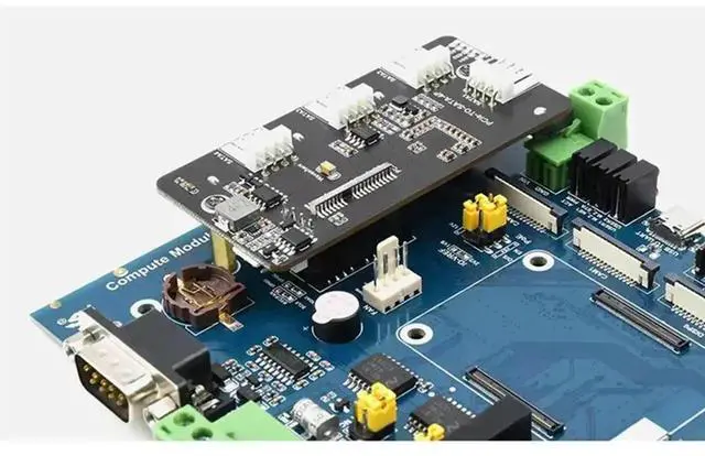 Alt view image 3 of 4 - Aomoproing For Raspberry Pi Compute Module 4 CM4 Pcie To SATA PCI-E To Four-Way SATA3.0 Card 6Gbps High-Speed SATA Expansion Board