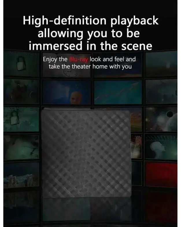 Alt view image 3 of 4 - Aomoproing CD Writer DVD RW USB3.0 Type-C 2 In 1 Slim External Optical Drive Burner Reader Player For Laptop Desktop PC