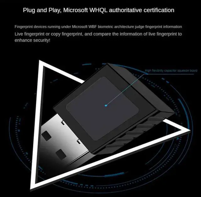 Alt view image 5 of 7 - Aomoproing 2X Mini USB Fingerprint Reader Module Device USB Fingerprint Reader For 10 11 Hello Biometrics Security Key