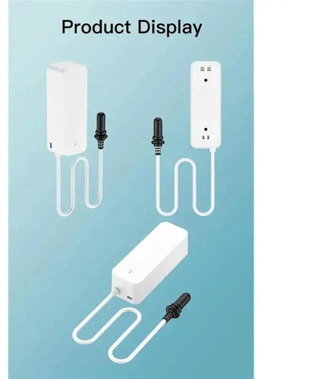 Alt view image 2 of 4 - Aomoproing Tuya For Home Hygrometer Temperature Humidity Sensor With External Probe For APP Monitoring For Plants Aquarium