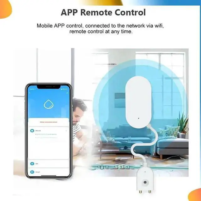 Alt view image 2 of 4 - Aomoproing Tuya Zigbee Leak Sensor Water Leakage Detector Leakage Sensor Water Sensor Prevent Water Leakage For Home