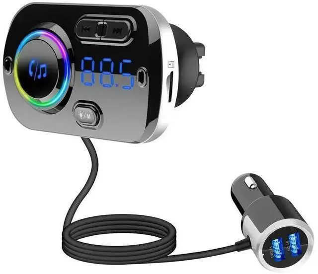 Aomoproing Bluetooth Car Mp3 Player Automotive Electronic Card Mp3 Car Bluetooth Receiver Mp3 BC49BQ 12-24 (V)