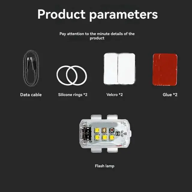 Main image of Aomoproing For Drone LED Night Light Long-Range Searchlight Anti-Collision Strobe For Enhanced Visibility And Safety