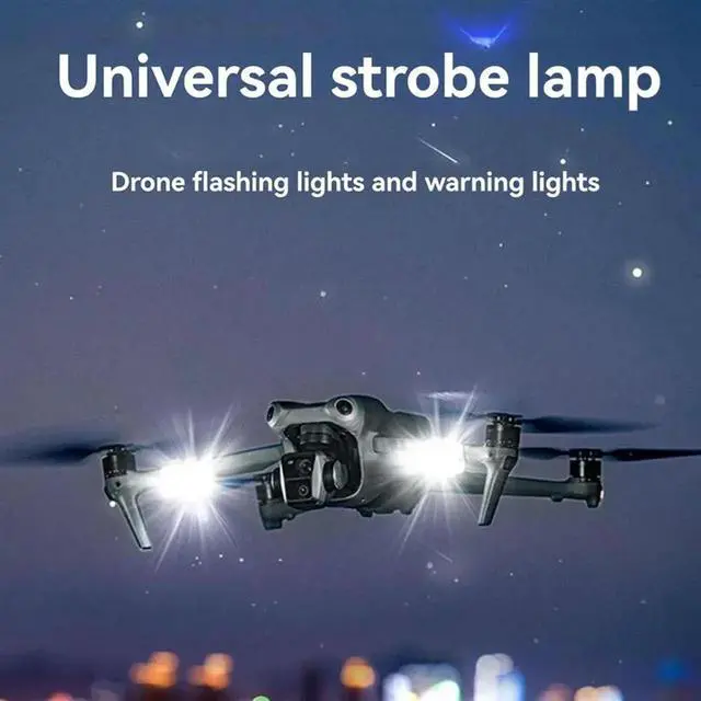 Alt view image 4 of 4 - Aomoproing For Drone LED Night Light Long-Range Searchlight Anti-Collision Strobe For Enhanced Visibility And Safety