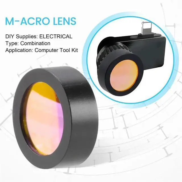 Alt view image 3 of 3 - Aomoproing Macro-Lens for Seek Camera PCB Repair Motherboard Infrared Focusing Amplification Imaging Macro-Lens Rich