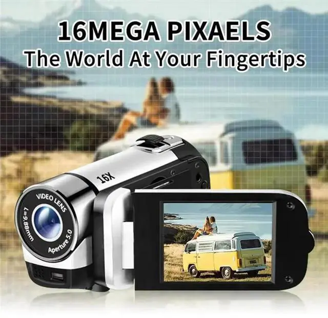 Alt view image 2 of 4 - Aomoproing 1080P HD 16X Digital Zoom Digital Camera Anti-Shake And Shockproof Digital Camera Digital Camera For Vlog Travel Camera Hi