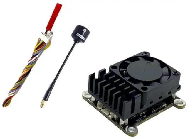 Alt view image 4 of 4 - Aomoproing 5.8G 2W FPV VTX 2000Mw Video Transmitter Module +Upgrade Antenna High Power Adjustable Forfpv Long Range RC Drone