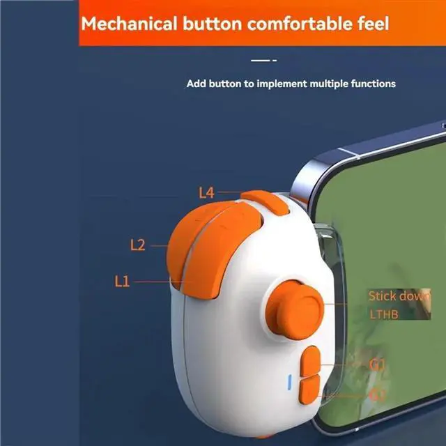 Alt view image 2 of 4 - Aomoproing MB03 Pro Game Controller Joystick Game Control, Vibration, One-Click Equipment Swap For IOS & Android