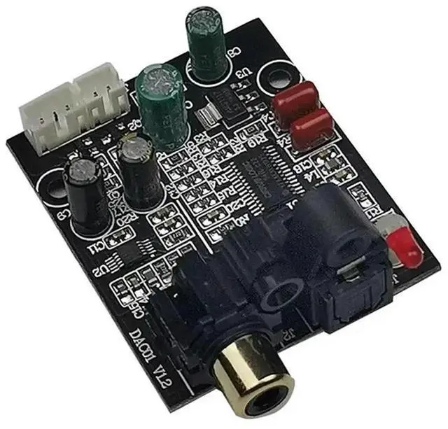 Main image of Aomoproing Digital Audio Decoder DAC 24 Bit 192K Optical Fiber Coaxial Decoder Signal Input Stereo Output Decod For Sound Amplifier