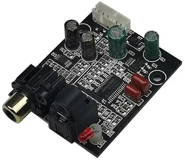 Alt view image 2 of 4 - Aomoproing Digital Audio Decoder DAC 24 Bit 192K Optical Fiber Coaxial Decoder Signal Input Stereo Output Decod For Sound Amplifier
