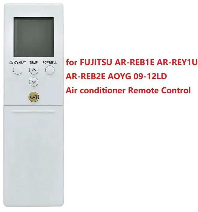 Alt view image 3 of 3 - Aomoproing 2X AR-REB1E Air Conditioner Remote Control For FUJITSU AR-REY1U AR-REB2E AOYG 09-12LD Air Conditioner Remote Control