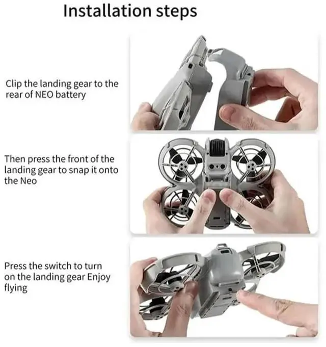 Main image of Aomoproing For Neo Night Navigation Light LED Light Landing Gear And Protector Kit Drone Rechargeable Searchlights