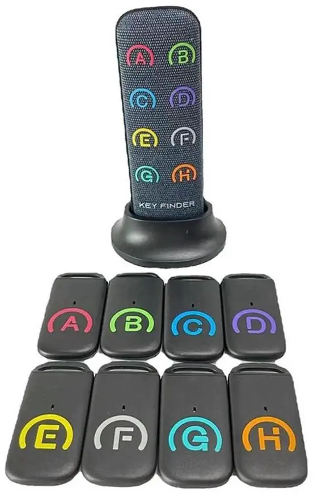 Alt view image 3 of 3 - Aomoproing Smart Device Anti-Lost Tracker Wireless Smart Tracker With 8 Receivers For Pets/Children/Elderly Car Key Finder