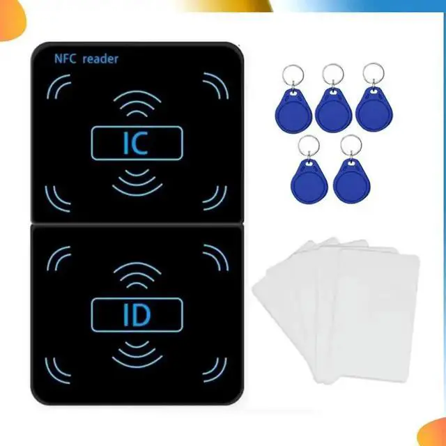 Alt view image 3 of 4 - Aomoproing NFC Reader Writer Copier Duplicator 125Khz 13.56Mhz USB UID T5577 EM4305 RFID Keyfob Card Tag Encrypted Programmer