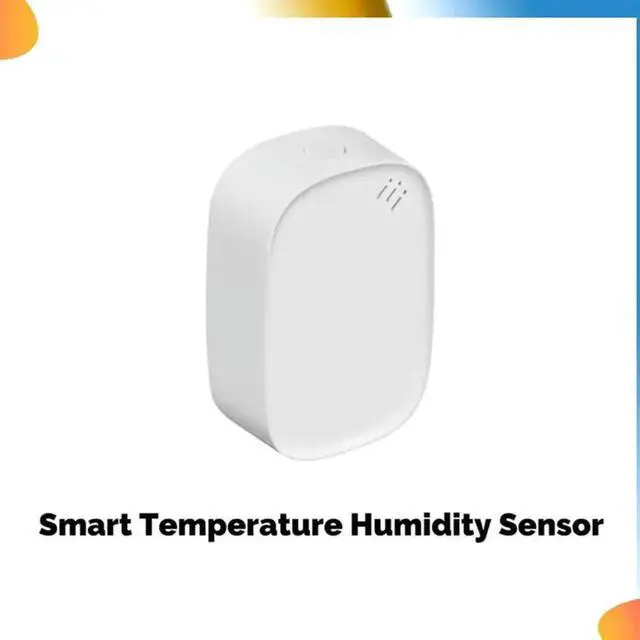 Alt view image 2 of 4 - Aomoproing APP Controlled Tuya Zigbee Temperature Humidity Sensor Indoor Hygrometer 2 Pcs Monitoring For Alexa Google Home