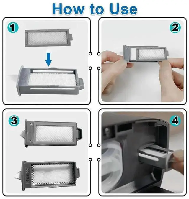 Alt view image 3 of 4 - Aomoproing 10PCS CPAP-Filters For -Respironics Dreamstation 2 Reusable Pollen Filters Disposable Ultra-Fine Filters Supplies