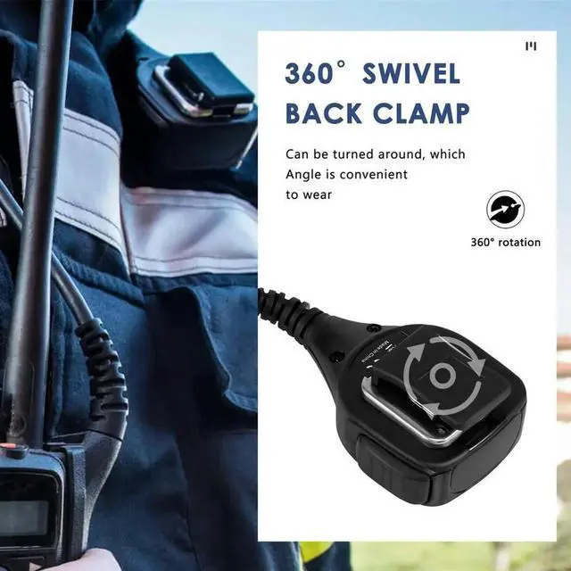 Main image of Aomoproing IP54 Waterproof Portable Loudspeaker Mic Microphone For Walkie Talkie STP9000 Two Way Radio Sepura Rich