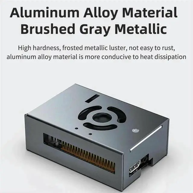 Alt view image 6 of 6 - Aomoproing Main Control Chassis Shell For RDK X5 With Cooling Fan Protection Support Camera Installed For RDK X5 Robot Car Board