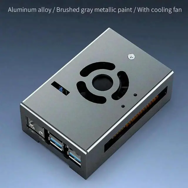 Alt view image 5 of 6 - Aomoproing Main Control Chassis Shell For RDK X5 With Cooling Fan Protection Support Camera Installed For RDK X5 Robot Car Board