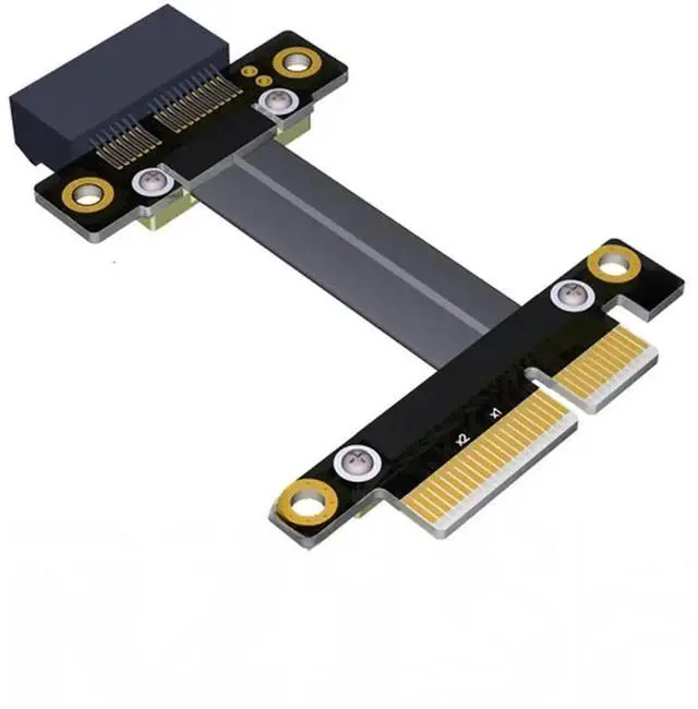 Main image of FOR PCI-E x4 to x1 extension converter cable pice 4x to PCIe3.0 1x adapter Flat Cable computer motherboard extend