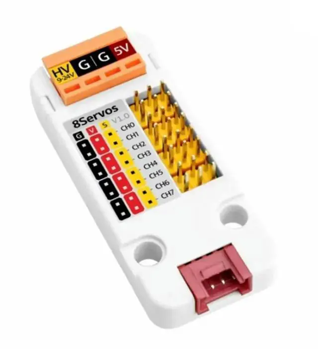 Alt view image 2 of 3 - Aomoproing For M5stack 8-Channel Servo Driver Unit STM32F030 Controller High-Precision Robotics Control For Multiple Servos
