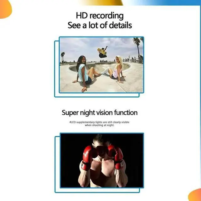 Alt view image 3 of 4 - Aomoproing Law Enforcement Recorder Mini DV 1080P High Definition Infrared Sports Camera Outdoor Mobile Mini Camera