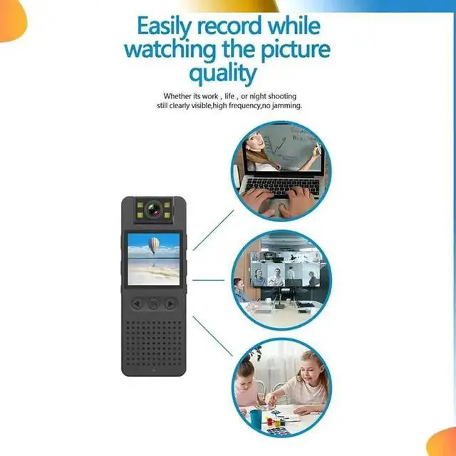 Alt view image 2 of 4 - Aomoproing Law Enforcement Recorder Mini DV 1080P High Definition Infrared Sports Camera Outdoor Mobile Mini Camera