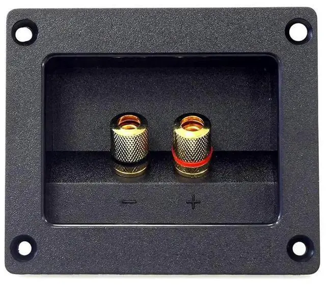 Main image of Aomoproing 6Pcs DIY Car Stereo 2-Way Speaker Box Terminal Spring Cup Connector Banana Jack And Plugs Subwoofer Plugs 93X80mm