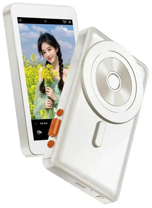 Alt view image 2 of 3 - Aomoproing Magnetic Phone Monitor Screen For Selfie Vlog Live Stream White For Android