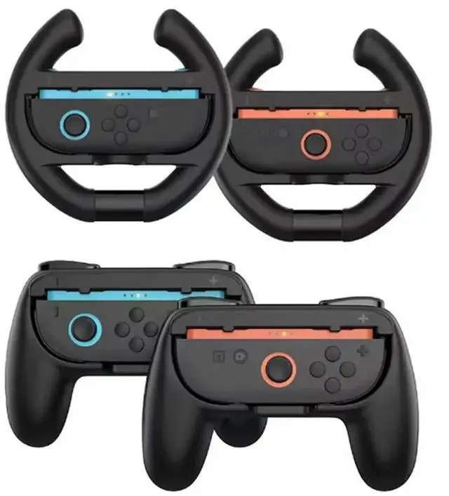 Alt view image 3 of 3 - Aomoproing Steering Racing Wheel Controller Grip Simple Racing Steering Wheel Handle Steering Wheel Handle Grip