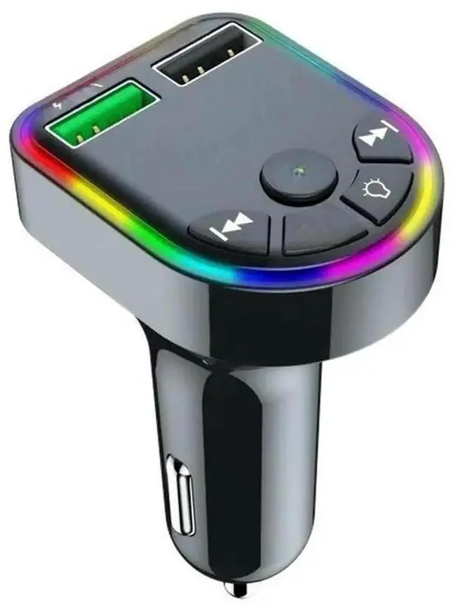 Main image of FOR F5 Wireless BT Transmitter Hands free Car Kit MP3 Player USB