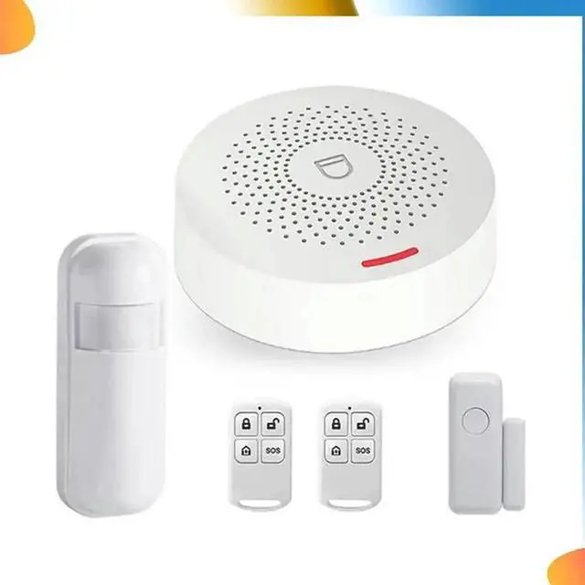 Alt view image 4 of 4 - Aomoproing Wireless 433Mhz Home Security System Burglar Alarm System Tuya Life Wireless Keyboard Works EU PLUG