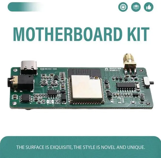 Main image of Aomoproing BD3CS-588 SI4732 Full-Band Radio Motherboard Kit ESP32-S3 +BT5.0 1.9Inch Color Display Supports AM/FM/SW/RDS